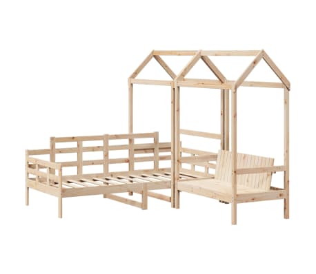 vidaXL Sohvas&auml;nky ja penkkisarja katoksella 80x200 cm t&auml;ysi m&auml;nty