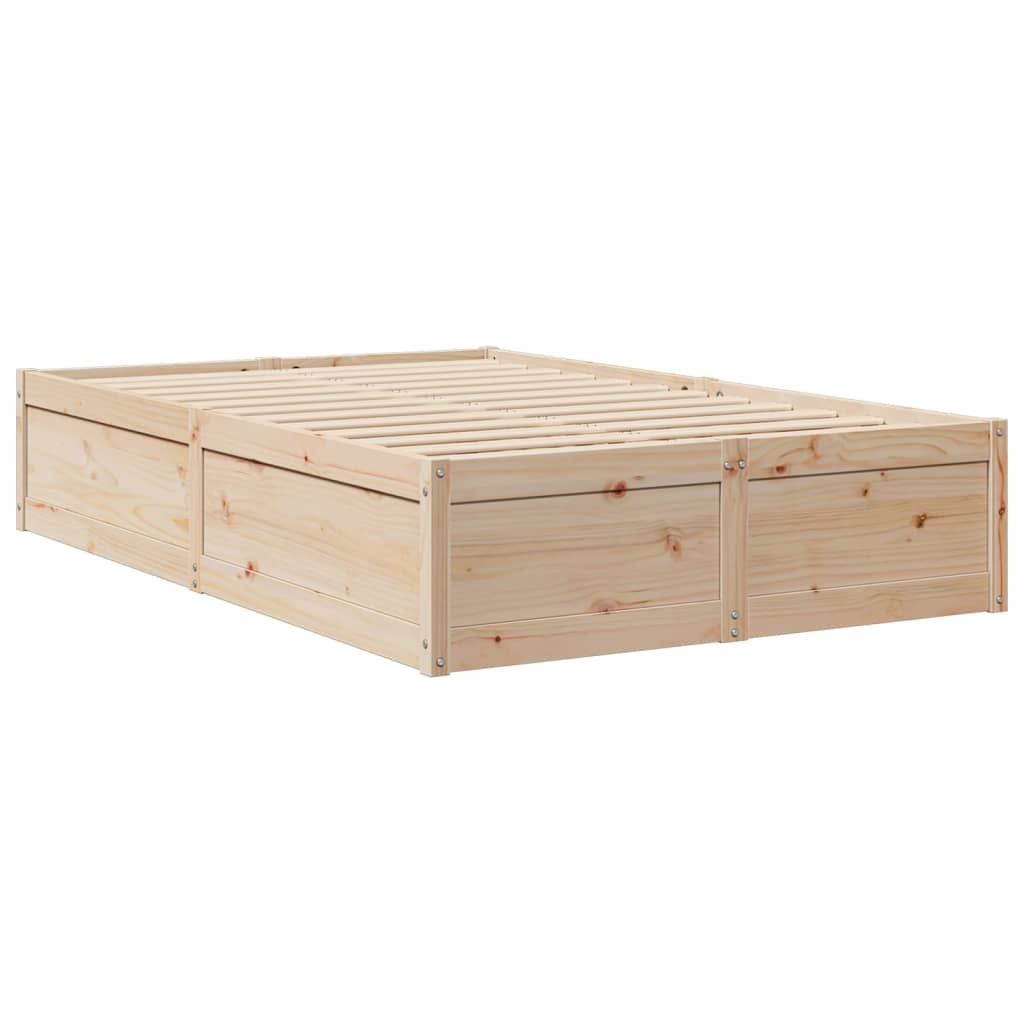 vidaXL Bedframe zonder matras massief grenenhout 120x200 cm afbeelding