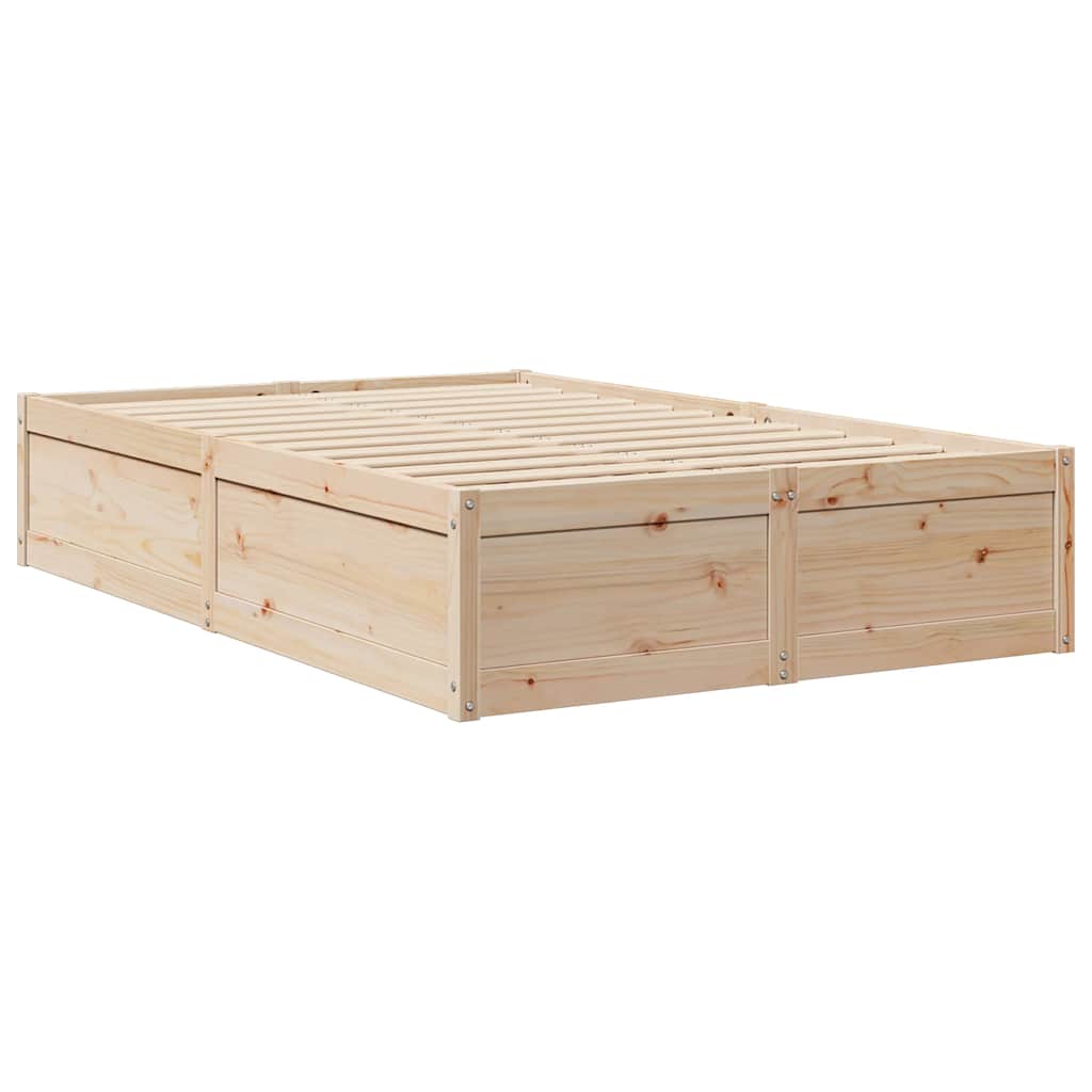 vidaXL Bedframe zonder matras massief grenenhout 120x190 cm afbeelding