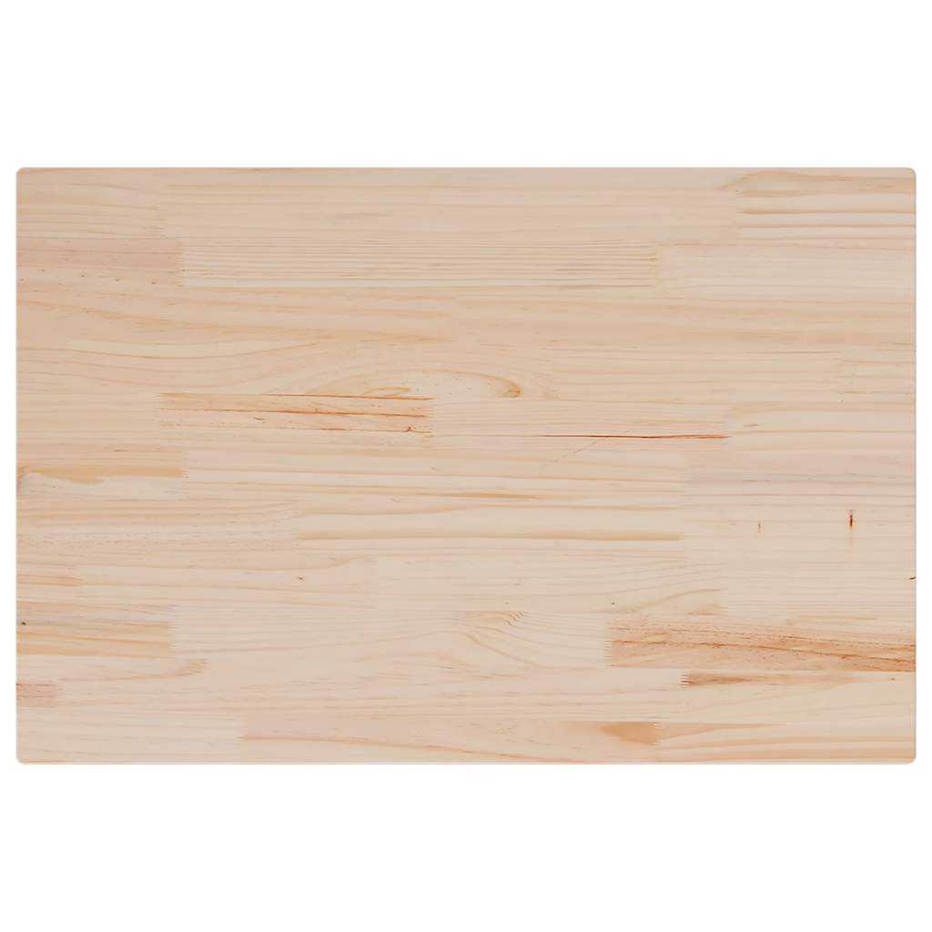 vidaXL Stolní deska 80 x 50 x 1,7 cm obdélníková masivní borové dřevo