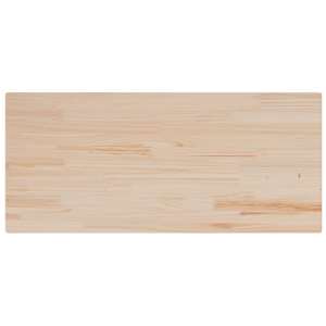 Stolní deska 90 x 40 x 1,7 cm obdélníková masivní borové dřevo - obrázek 2