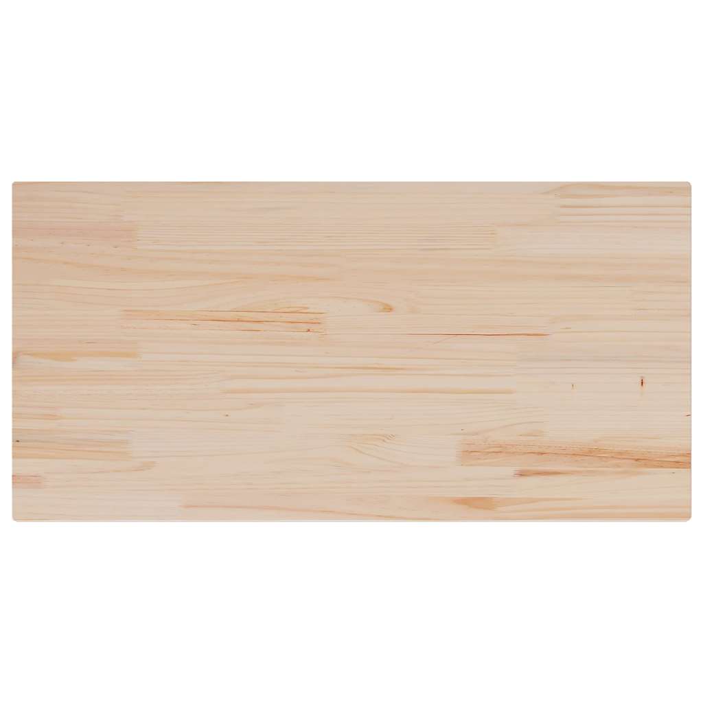 vidaXL Blat de masă, 100x50x1,7 cm, dreptunghiular, lemn masiv de pin