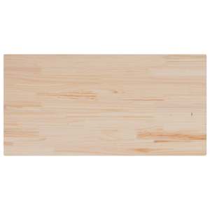Stolní deska 100 x 50 x 1,7 cm obdélníková masivní borové dřevo - obrázek 2