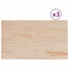 vidaXL lauaplaadid 3 tk, ristk&uuml;lik, 80x47x1,7 cm, m&auml;nnipuit