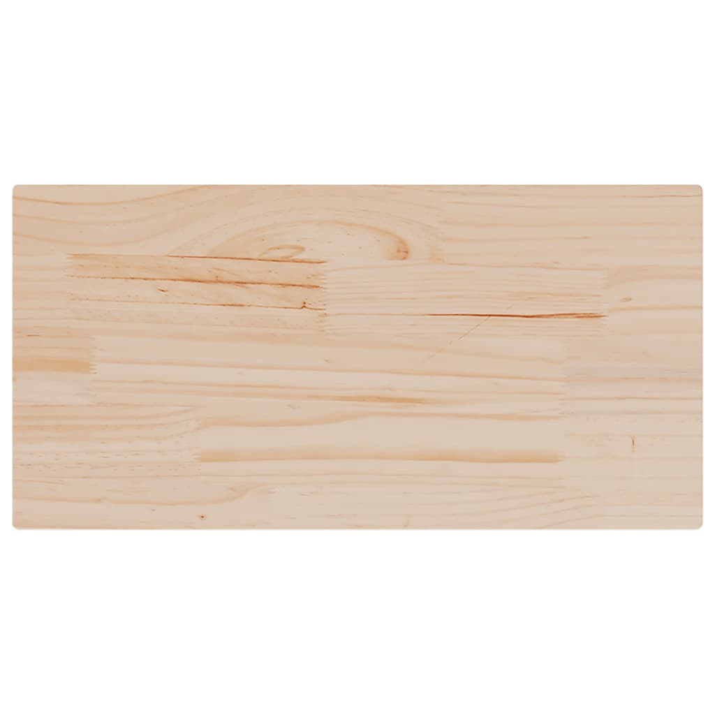 vidaXL Tafelbladen 2 st rechthoekig 80x40x2,5 cm massief grenenhout afbeelding