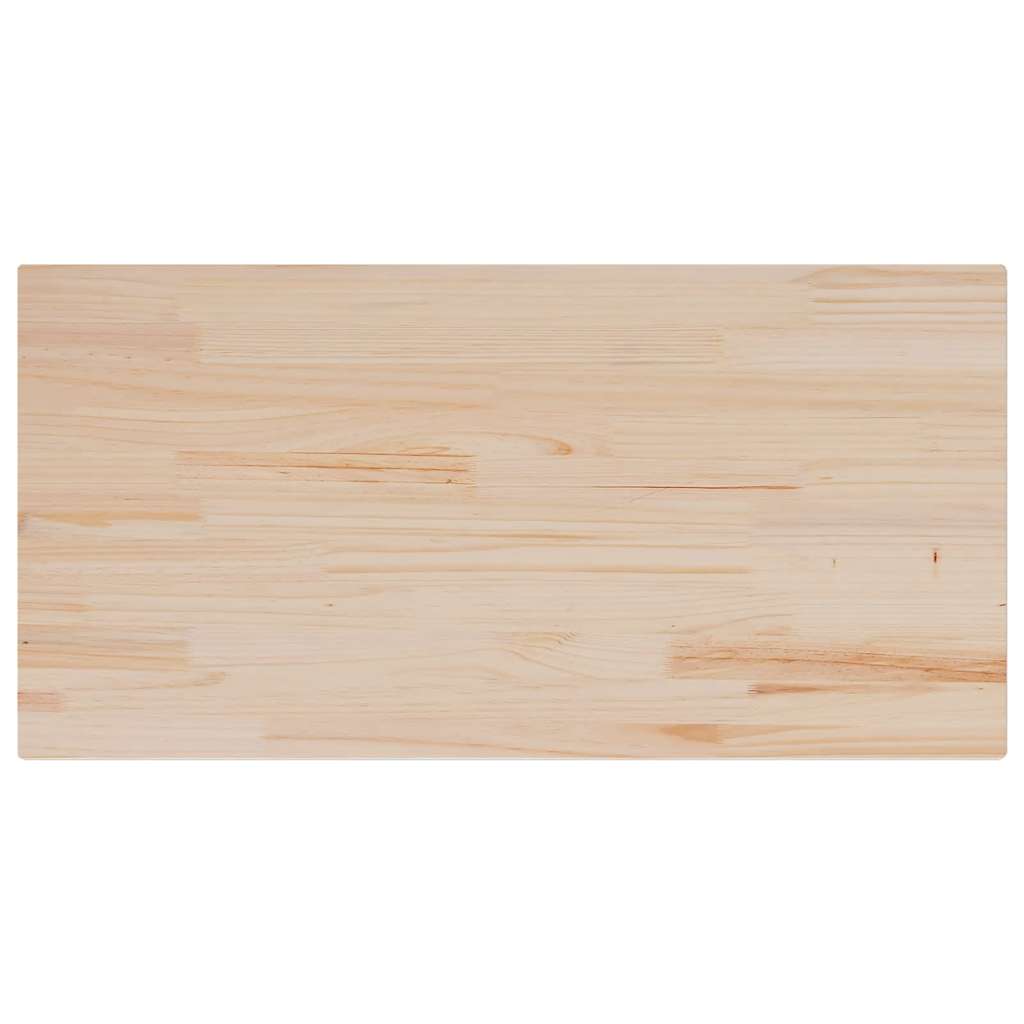 vidaXL Stolní deska 100 x 50 x 2,5 cm obdélníková masivní borové dřevo