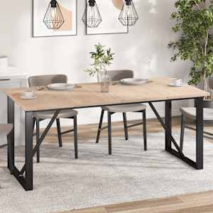 Mizna plošča 4 kosi 90x45x2,5 cm pravokotna trdna borovina