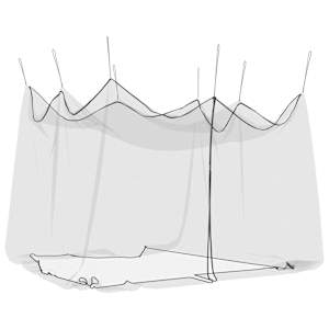 Venkovní moskytiéra 220 oček černá 300 x 300 x 250 cm - obrázek 2
