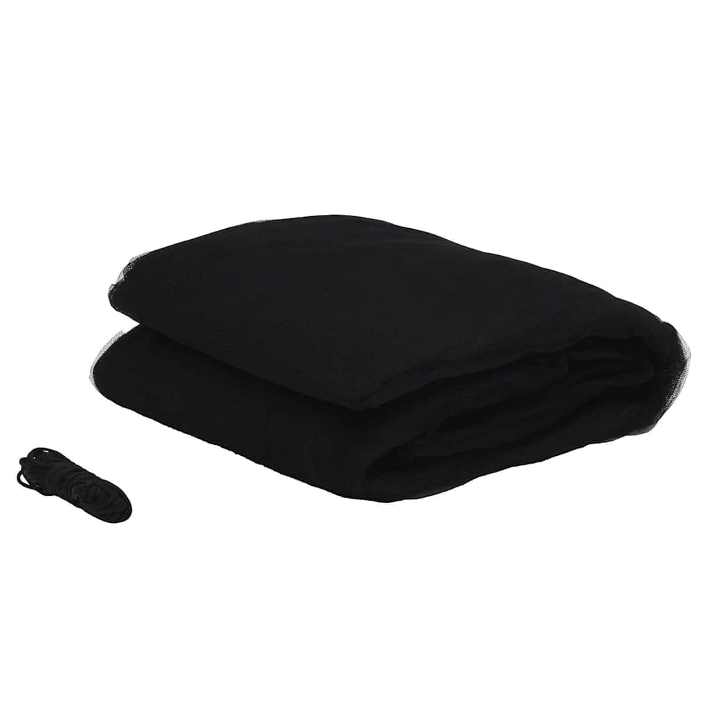 vidaXL Plasa tantari interior exterior 156 ochiuri negru 300x300x250cm