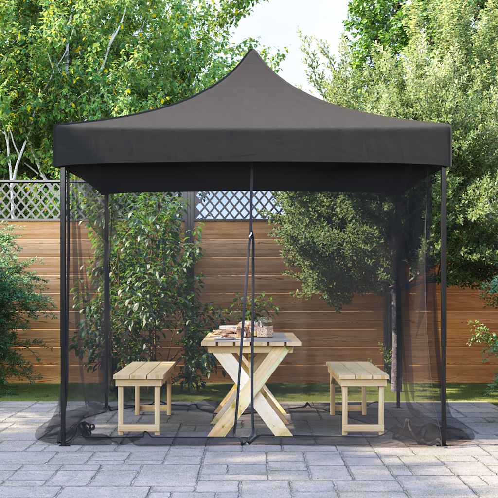 vidaXL Moskitonetz 156 Mesh Schwarz 300x300x200 cm