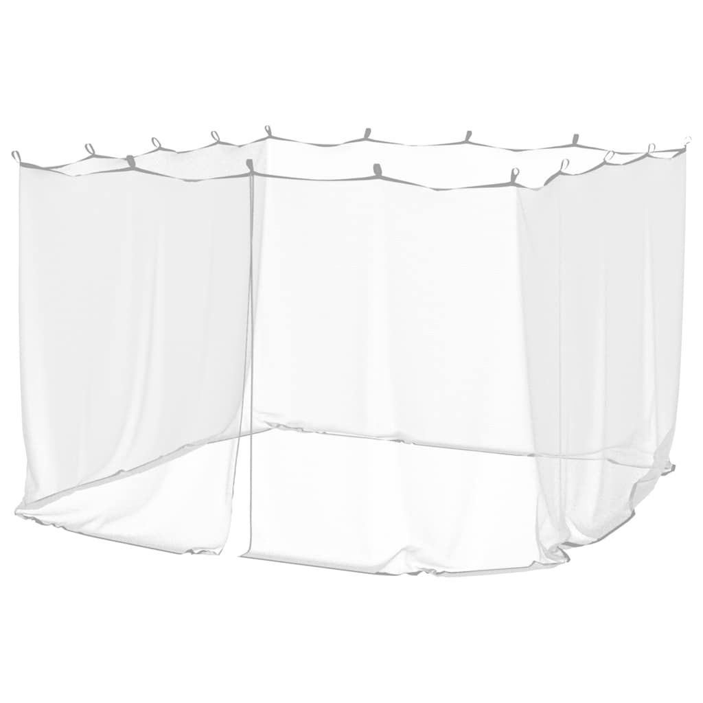 vidaXL Moskytiéra 156 síťovina bílá 300x300x200 cm