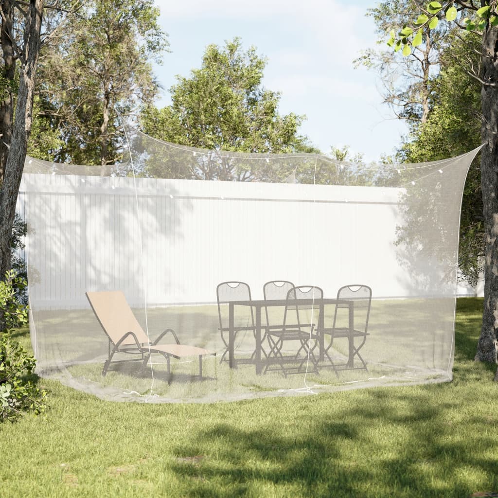 vidaXL Moskitonetz Indoor Outdoor 156 Mesh Weiß 300x300x200 cm