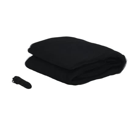 vidaXL Moustiquaire pour parasol 220 maille noir &Phi;330x250 cm