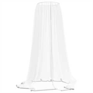 vidaXL S&auml;&auml;sev&otilde;rk Vihmavarjule 220 V&otilde;rk valge &Phi;300x230 cm