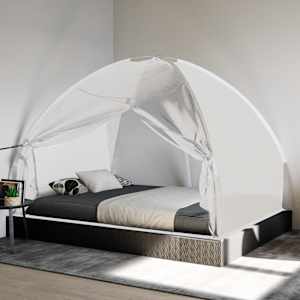 vidaXL Moustiquaire mongole avec portes 220 maille blanc 200x150x140cm