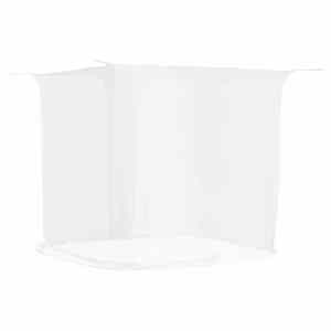 vidaXL rippuv s&auml;&auml;sev&otilde;rk 156 v&otilde;rgusilma valge 220x100x150 cm