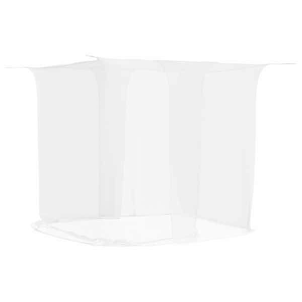 vidaXL rippuv s&auml;&auml;sev&otilde;rk 156 v&otilde;rgusilma valge 220x200x210 cm
