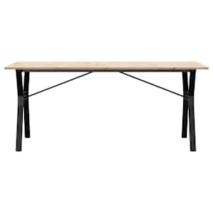 Jídelní stůl s Y rámem 180 x 90 x 75 cm borové dřevo a ocel - obrázek 4
