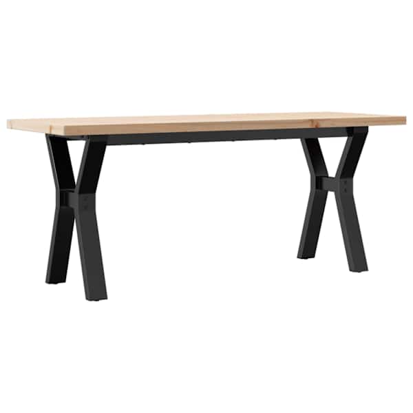 vidaXL kohvilaud, Y-raam, 110 x 40 x 45,5 cm, m&auml;nnipuit ja teras