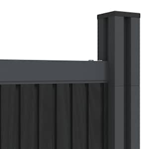 Plotový dílec šedý 1 218 x 186 cm WPC - obrázek 8