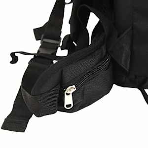 Turistický batoh černý 60 L tkanina oxford - obrázek 5