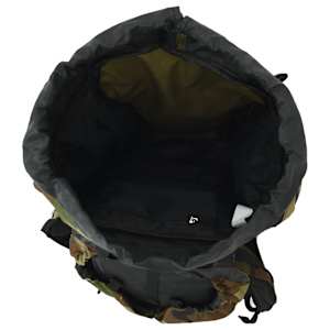 Turistický batoh zelený maskáčový 60 L tkanina oxford - obrázek 7