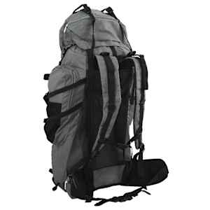 Turistický batoh šedý 100 L tkanina oxford - obrázek 3