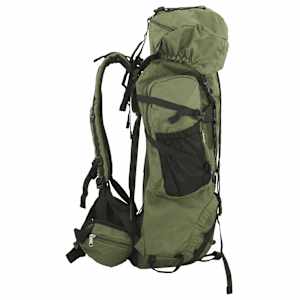 Turistický batoh armádní zelený 100 L tkanina oxford - obrázek 2
