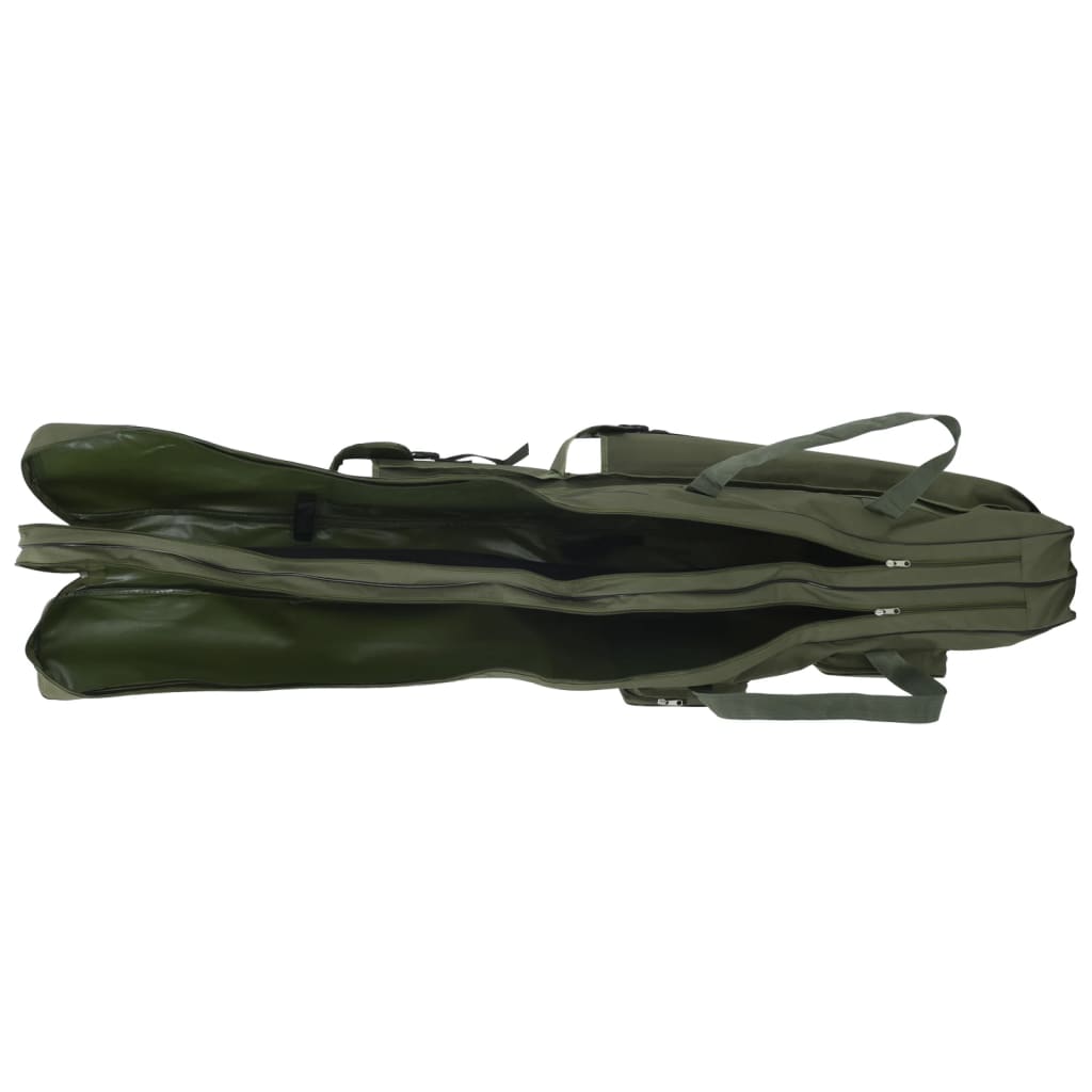 vidaXL Hengeltas 150 cm oxford stof donkergroen afbeelding
