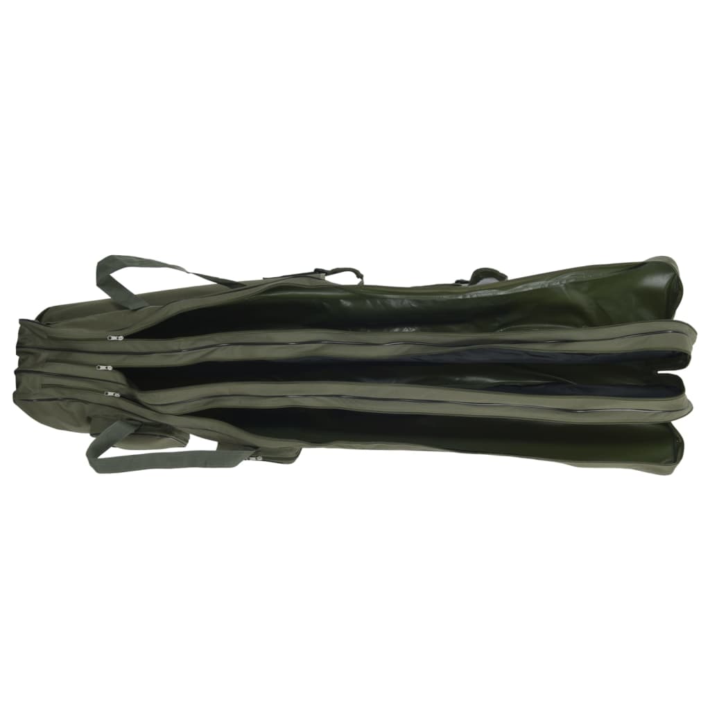 vidaXL Hengeltas 160 cm oxford stof donkergroen afbeelding