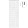 vidaXL kettidest putukav&otilde;rk uksele, 80x201 cm, alumiinium