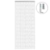 vidaXL kettidest putukav&otilde;rk uksele, 90x212 cm, alumiinium