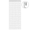 vidaXL kettidest putukav&otilde;rk uksele, 80x221 cm, alumiinium