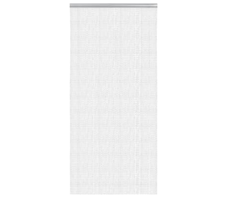 vidaXL Mosquitera de cadena para puerta aluminio 100x200 cm