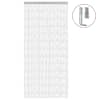 vidaXL kettidest putukav&otilde;rk uksele, 90x212 cm, alumiinium