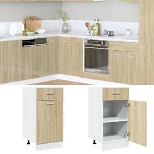 Spodnja omarica s predalom “Lyon” sonoma hrast 40x46x81,5 cm