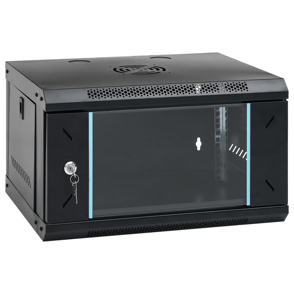 vidaXL 6U Nástěnná síťová skříň 19