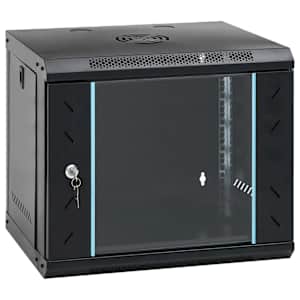 vidaXL 9U seinale kinnitatav v&otilde;rgukapp 19" IP20 53x40x45 cm
