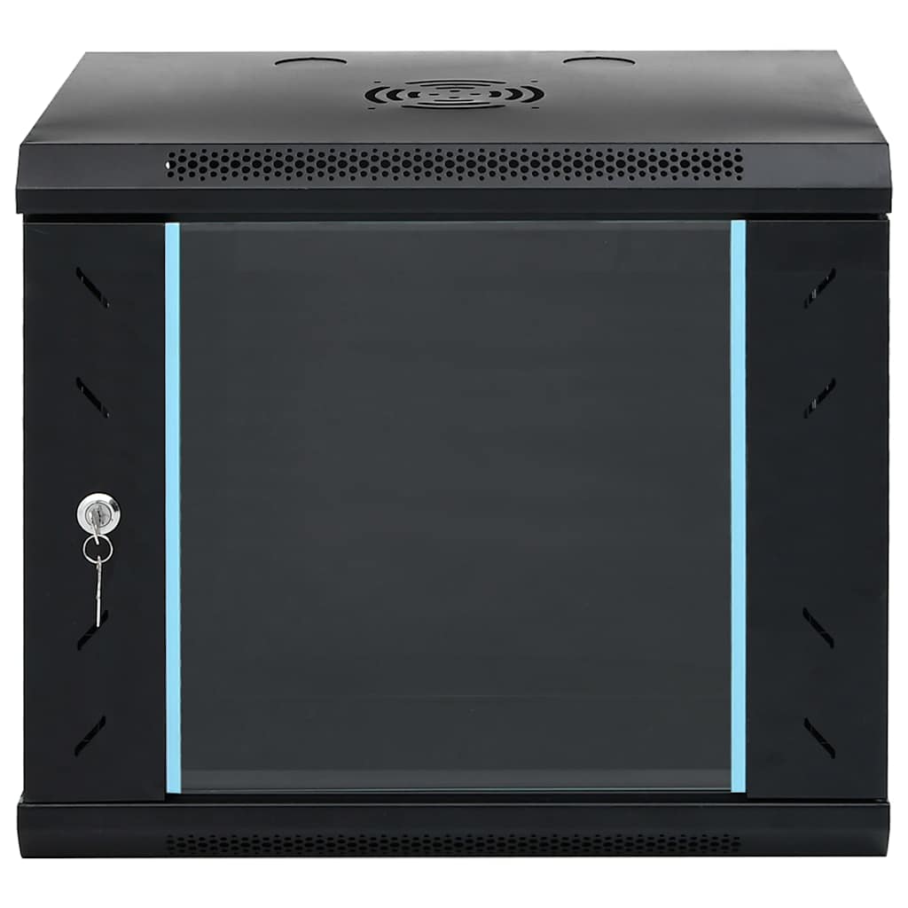 Thumbnail - vidaXL 9HE Wandmontierter Netzwerkschrank 19" IP20 53x40x45 cm
