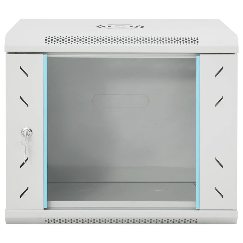 Thumbnail - vidaXL 9U Wand-Netzwerkschrank 19" IP20 53x40x45 cm