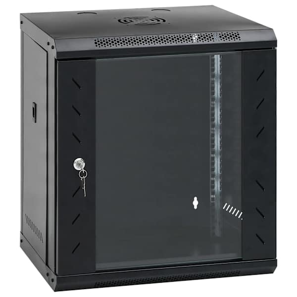 vidaXL 12U seinale paigaldatav serverikapp 19" IP20, 53 x 40 x 60 cm