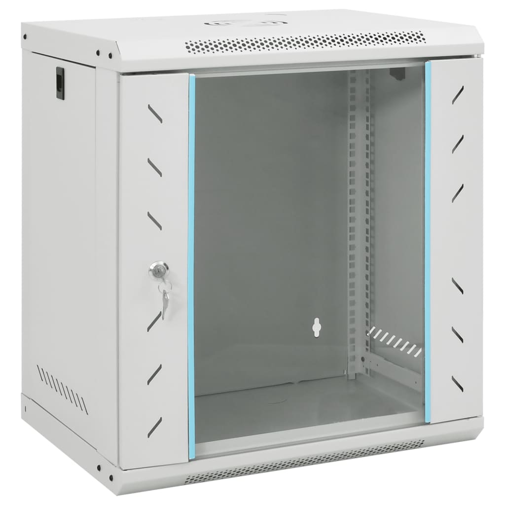 vidaXL Dulap de server montat pe perete, 12U, 19" IP20, 53x40x60 cm