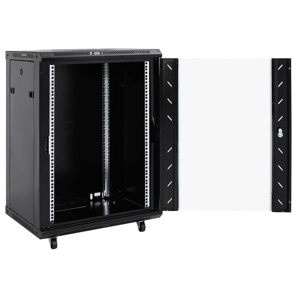 vidaXL Dulap server, picioare pivotante, 18U, 19" IP20 60x45x86 cm
