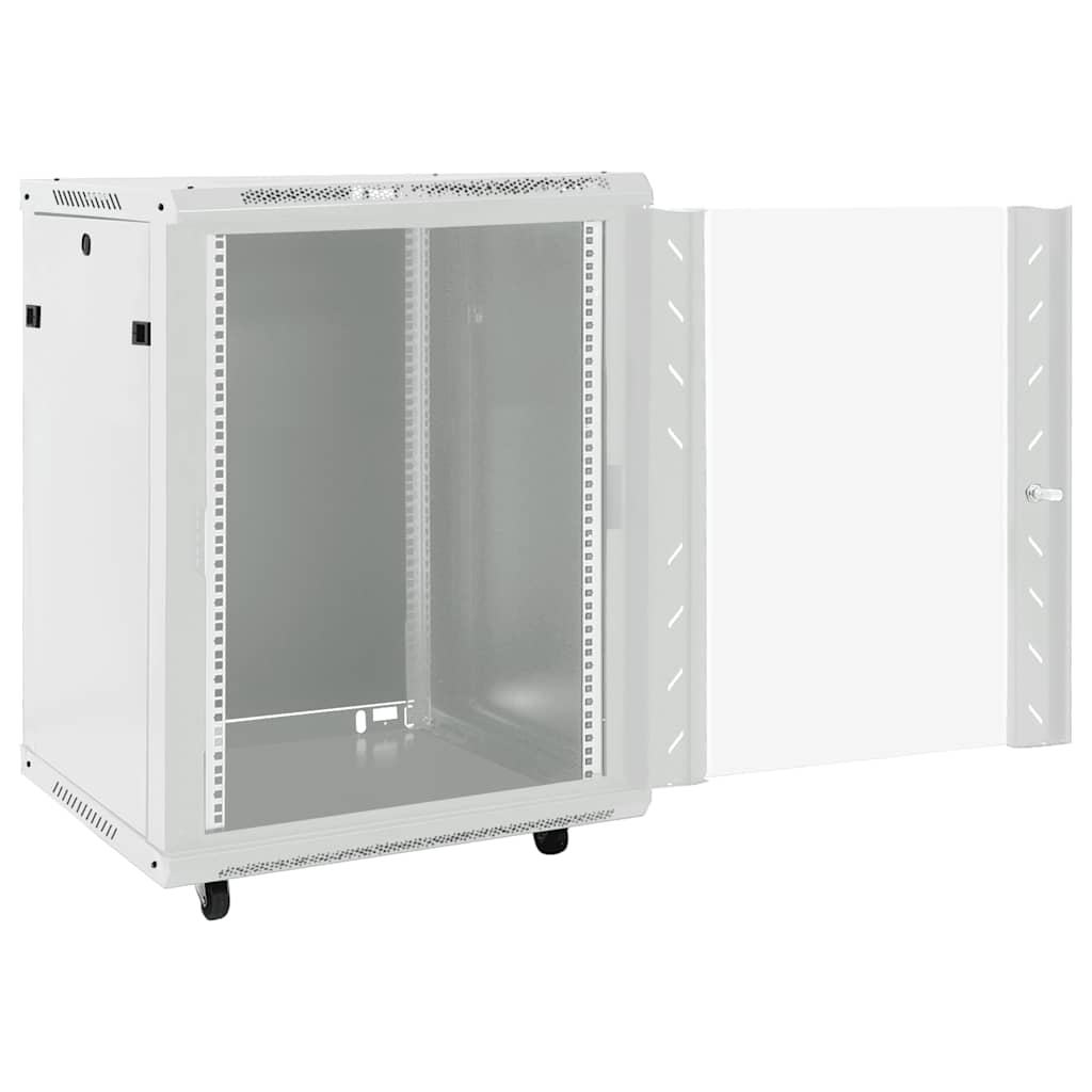 vidaXL 15U Serverová skriňa s otočnými nožičkami 19" IP20 60x45x86 cm
