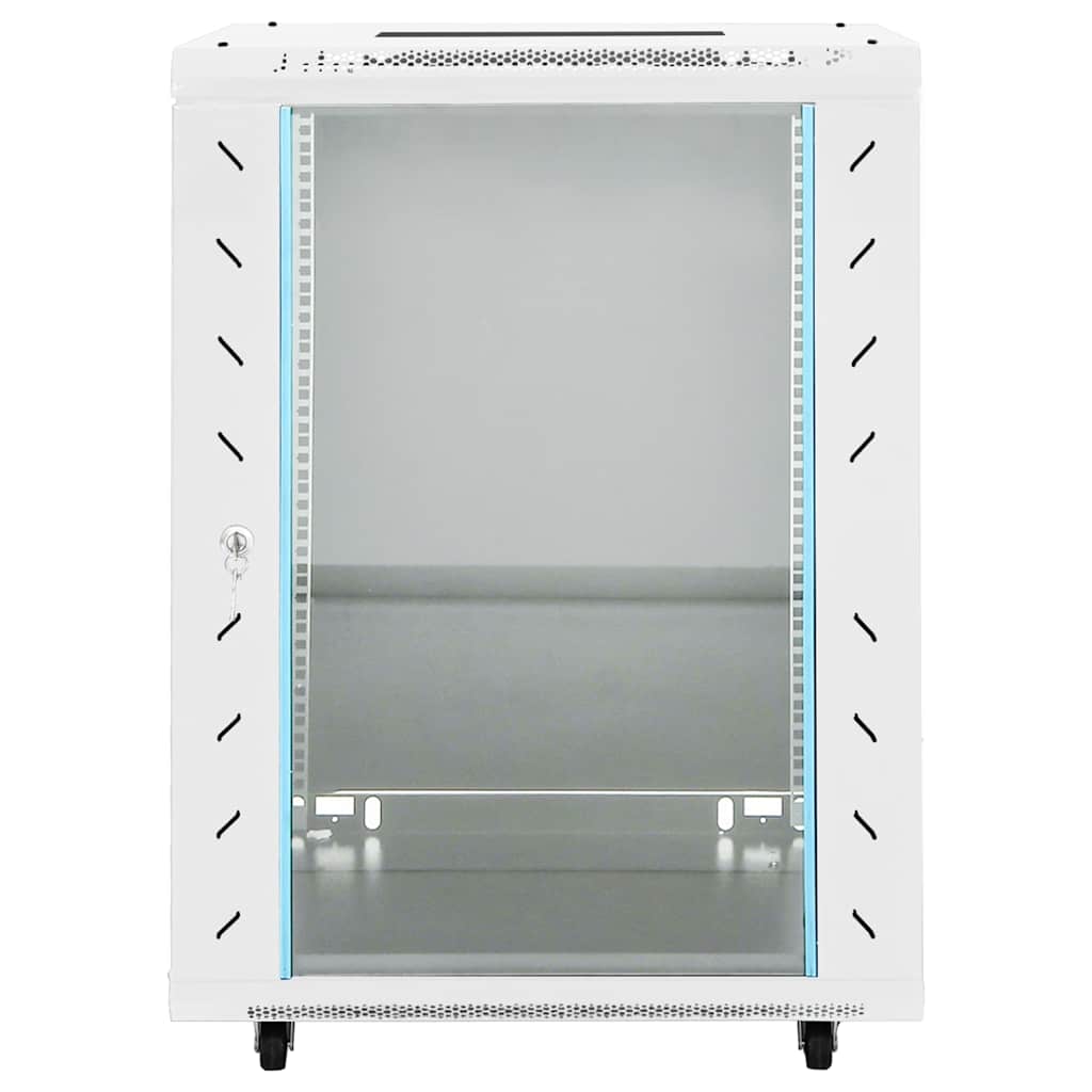 Thumbnail - vidaXL 15U Netzwerkschrank auf Rollen 19" IP20 60x45x86 cm