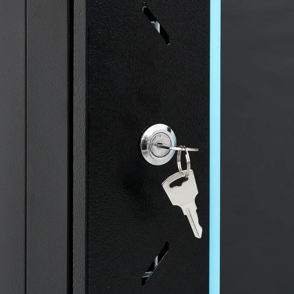 Network Cabinet with Swivel Feet Server Rack Storage Equipment IP20 vidaXL - Picture 15 of 56