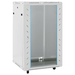 vidaXL 18U serverikapp p&ouml;&ouml;ratavate jalgadega, 19" IP20, 60x60x100 cm