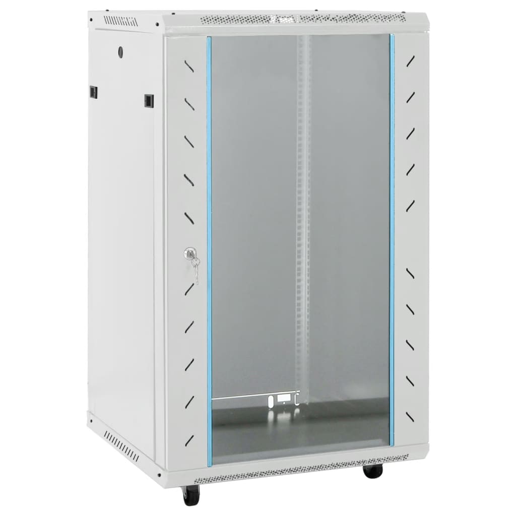 vidaXL Dulap server, picioare pivotante, 18U, 19