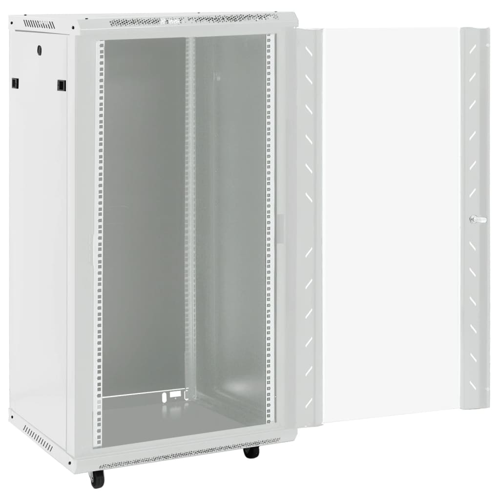 Network Cabinet with Swivel Feet Server Rack Storage Equipment IP20 vidaXL - Picture 21 of 56