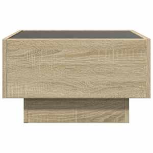 Konferenční stolek s LED dub sonoma 50 x 50 x 30 cm kompozit - obrázek 6